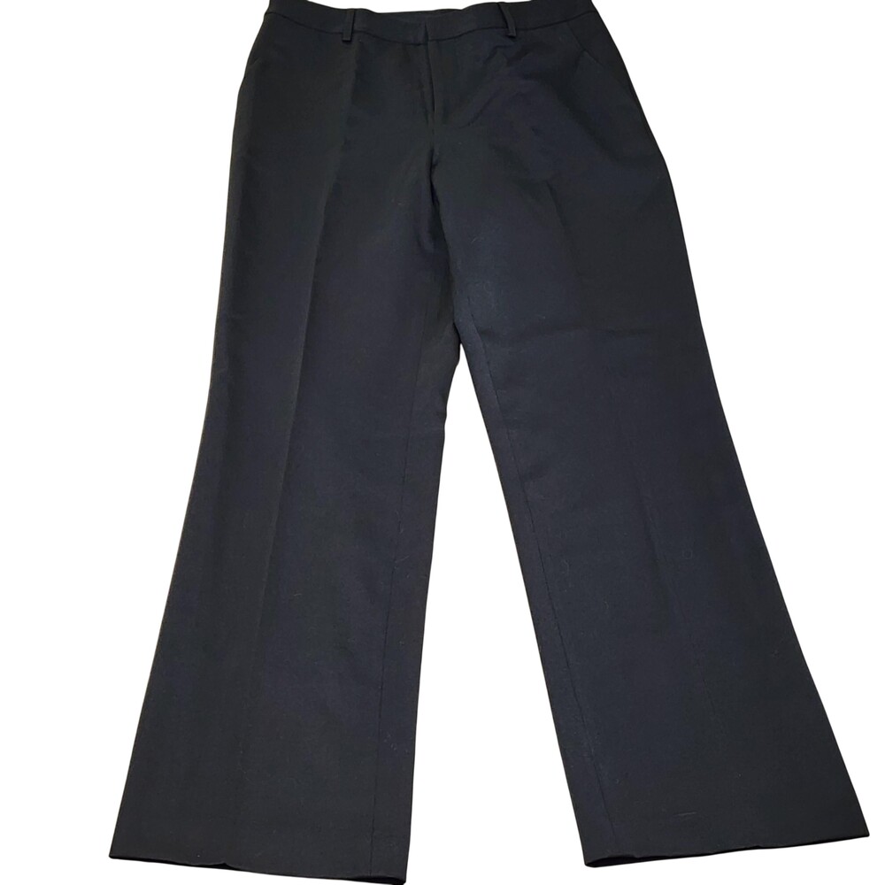 Lauren Ralph Lauren Dress Pants Womens 8 Black Wool Lined Twill Workwear Office